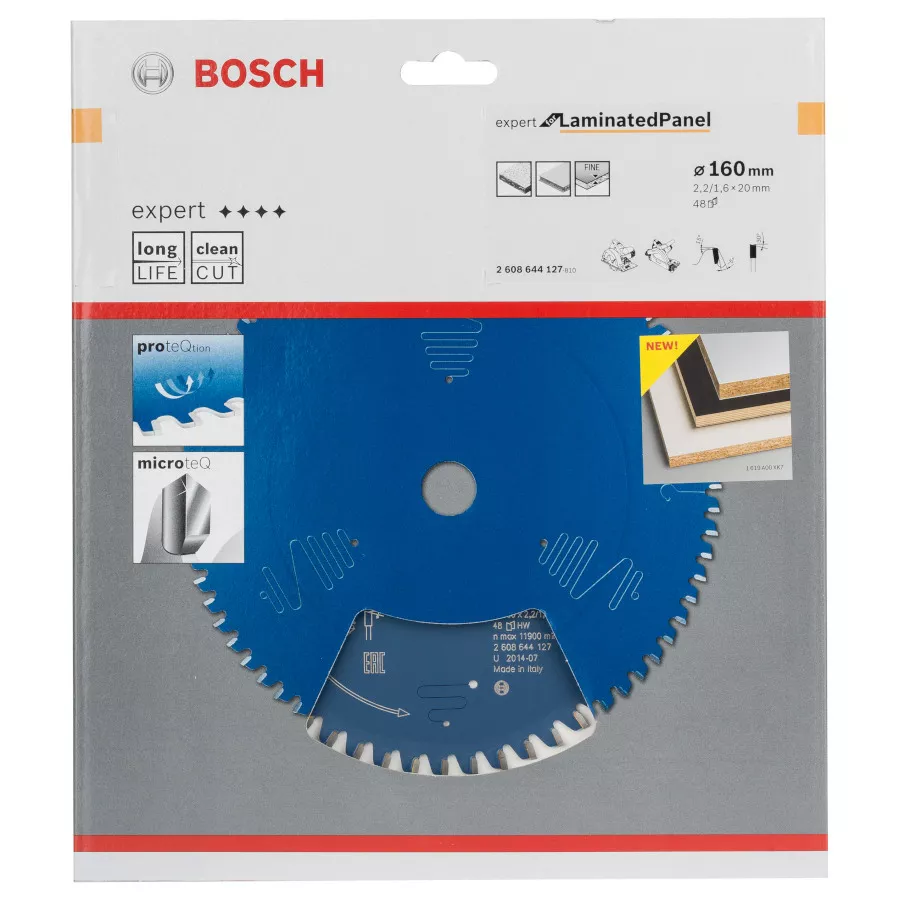 Lame Expert for LaminatedPanel 160x20mm 48 dents Bosch